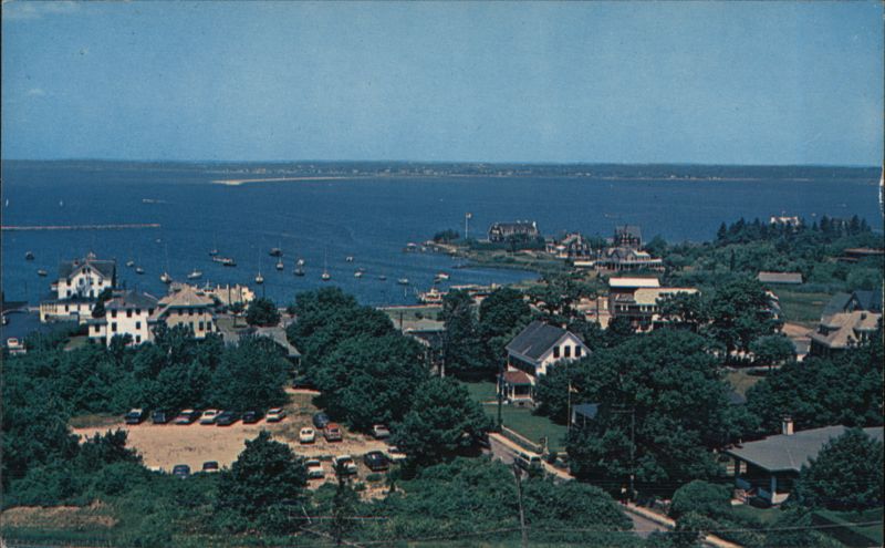 View of Connecticut and Rhode Island State Boundary Stonington