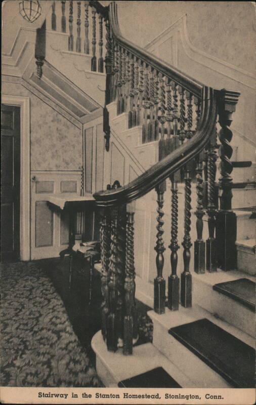 Stairway in the Stanton Homestead, Stonington Connecticut