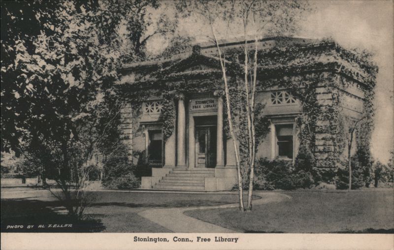 Stonington, Conn., Free Library in Wadawanuck Park Connecticut