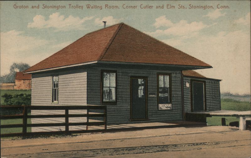 Groton and Stonington Trolley Waiting Room, Stonington, CT Connecticut