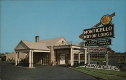 Monticello Motor Lodge Postcard