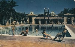 Garden Pool at the Boca Raton Hotel and Club Postcard