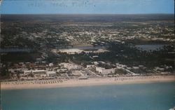Aerial View of Delray Beach and the Intra-Coastal Waterway Postcard