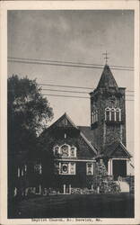 Baptist Church, North Berwick, ME Postcard