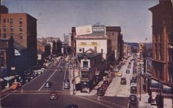 Congress and Middle Streets, Portland, ME Postcard