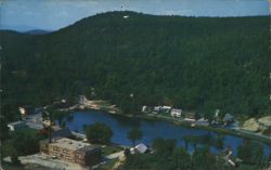 Aerial View of Brant Lake, NY Postcard