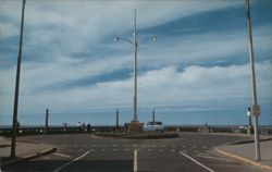 Turnaround - Seaside, OR - End of Lewis & Clark Trail Postcard