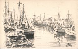 Along the Shore - Stonington, CT Postcard