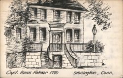 Capt. Amos Palmer 1780, Stonington, Conn. Postcard
