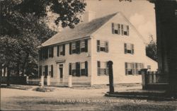 The Old Ell's House, Stonington, Conn. Postcard