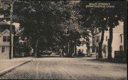 Main Street, Stonington, Conn. Postcard