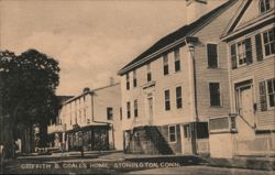 Griffith B. Coales Home, Stonington, CT Postcard