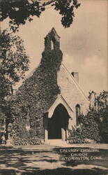 Calvary Episcopal Church, Stonington, Conn. Postcard