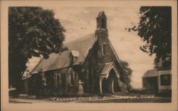 Calvary Church, Stonington, Conn. Postcard