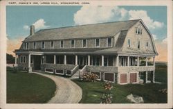 Capt. Jimmie's Inn, Lords Hill, Stonington, Conn. Postcard