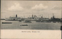Steamboat Landing, Stonington, CT Postcard