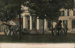 Cannon Square, Stonington, Conn. Postcard