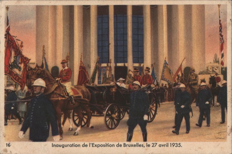 Inauguration of the Brussels Exposition, April 27, 1935