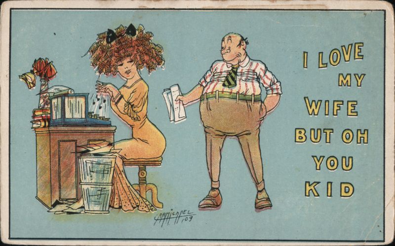 I Love My Wife But Oh You Kid Carmichael Comic, Funny