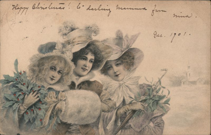 Happy Christmas to Darling Mamma from Nina