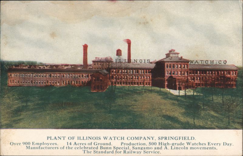 Plant of Illinois Watch Company Springfield