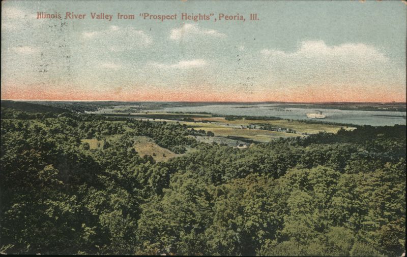 Illinois River Valley from Prospect Heights, Peoria