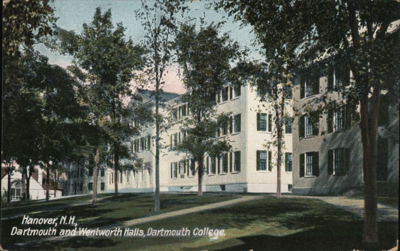 Dartmouth and Wentworth Halls at Dartmouth College Hanover New Hampshire