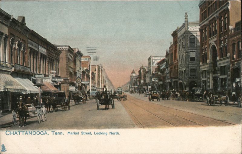 Market Street, Looking North Chattanooga Tennessee