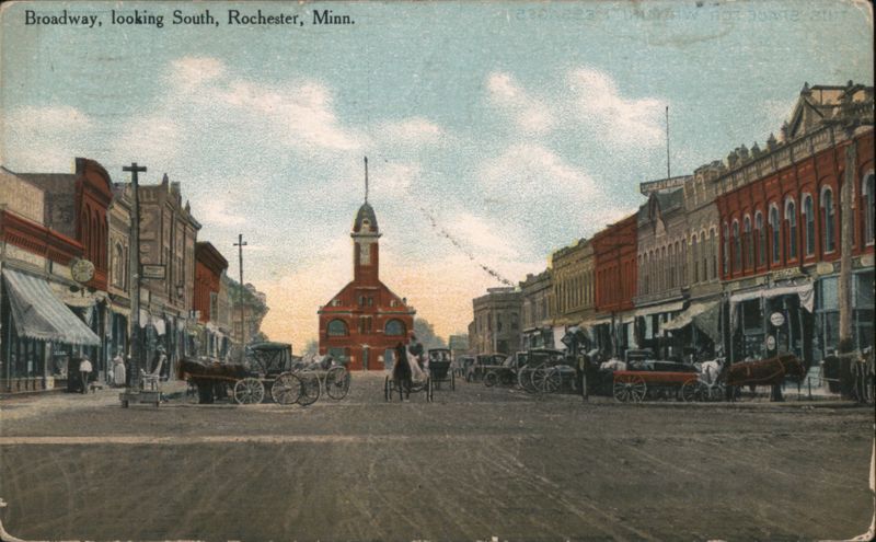 Broadway Looking South, Rochester, Minnesota