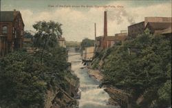 View of the Falls above the Glen, Cuyahoga Falls, Ohio Postcard
