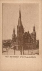 First Methodist Episcopal Church Postcard