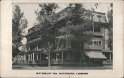 Waterbury Inn, Waterbury, Vermont Postcard