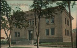 Brooklyn Public Library, Flatbush, Brooklyn, NY Postcard