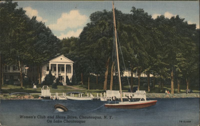 Women's Club and Shore Drive, Chautauqua, NY New York