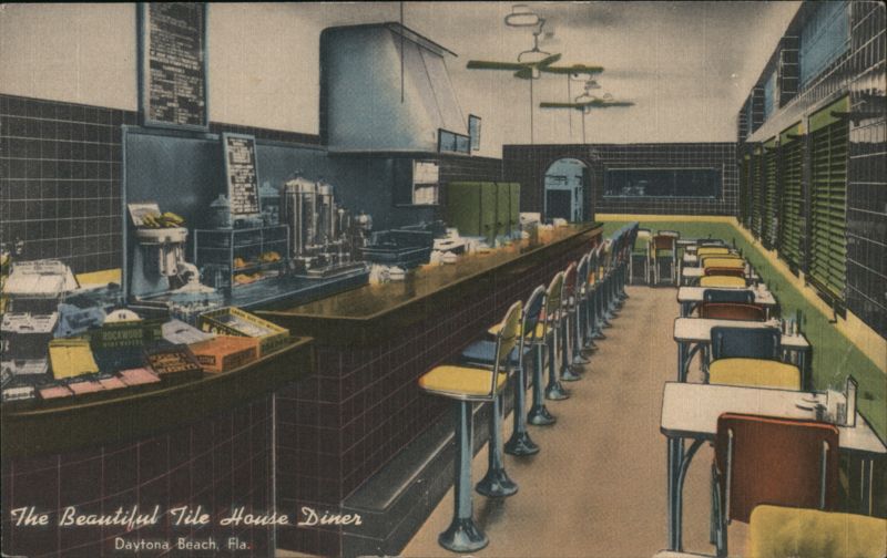 The Beautiful Tile House Diner, Daytona Beach, FL Florida