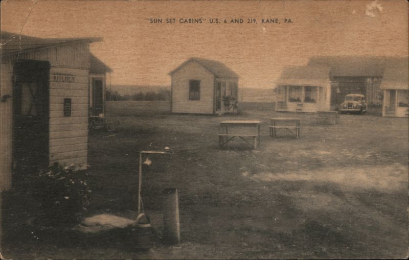 Sun Set Cabins, U.S. 6 and 219, Kane, PA Pennsylvania