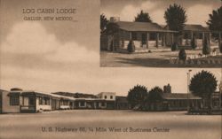 Log Cabin Lodge Postcard