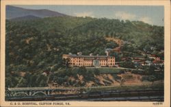 C. & O. Hospital, Clifton Forge, VA Postcard