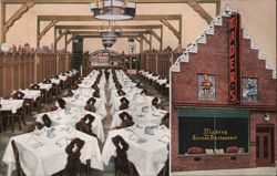 A bit of old Milwaukee is Mader's Famous Restaurant Postcard