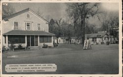 Cherokee Tourist Home Cabins and Grill, Port Wentworth, GA Postcard