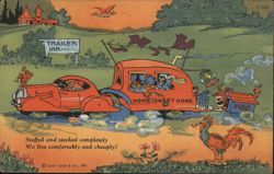 Trailer Inn - Stuffed and stocked completely. We live comfortably and cheaply! Postcard