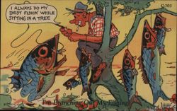 I'm Branching Out My Fishing Postcard