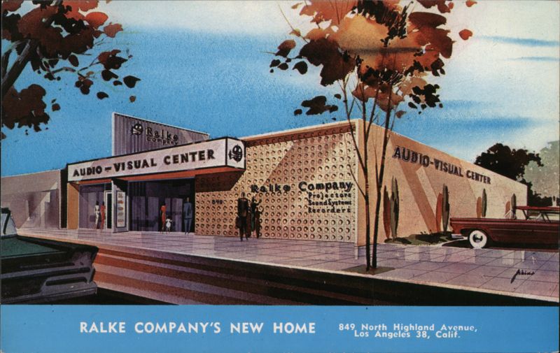 Ralke Company's New Audio-Visual Center, Los Angeles California