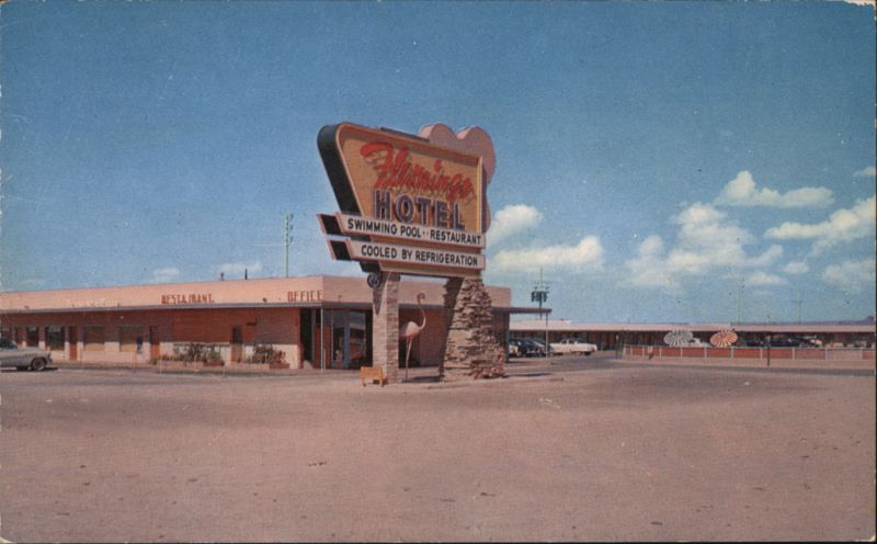 Flamingo Hotel, Yuma, AZ - Swimming Pool, Restaurant Arizona