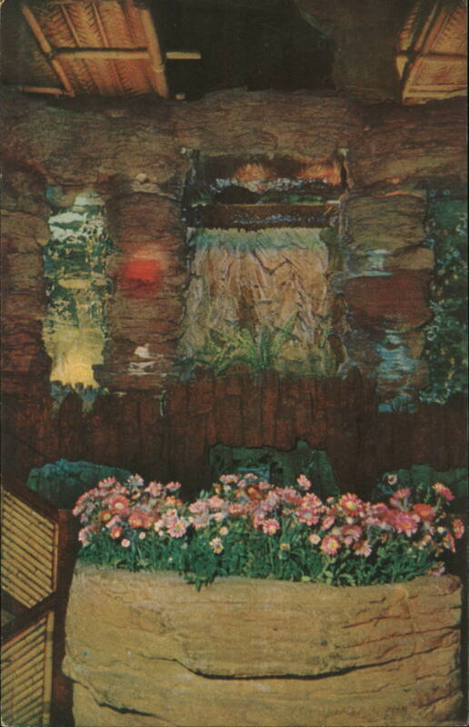 Clifton's Pacific Seas, Geyser Falls Fountain Los Angeles California