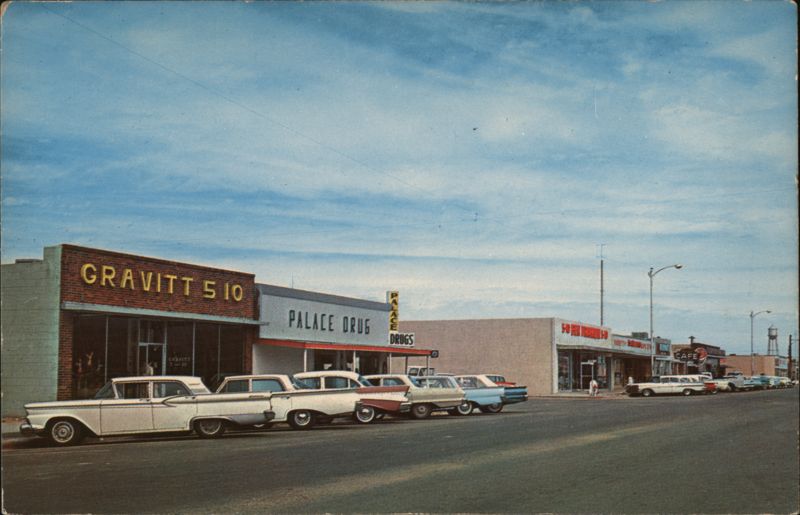 Main Street Looking North, Denver City, Texas Gene Aiken