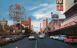 Fremont Street From Second Street Postcard