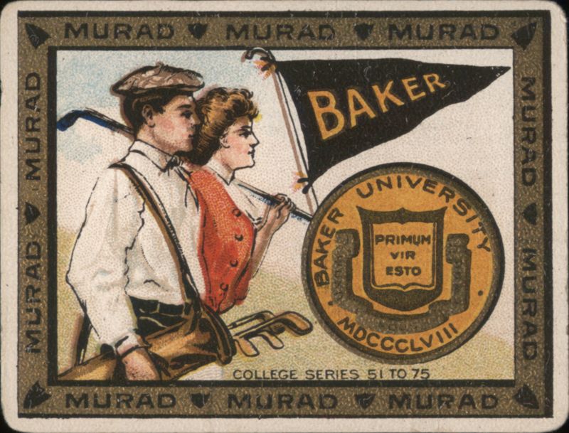 Baker University College Series Cigarette Cards