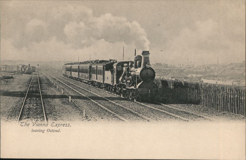 Vienna Express Leaving Ostend Trains, Railroad