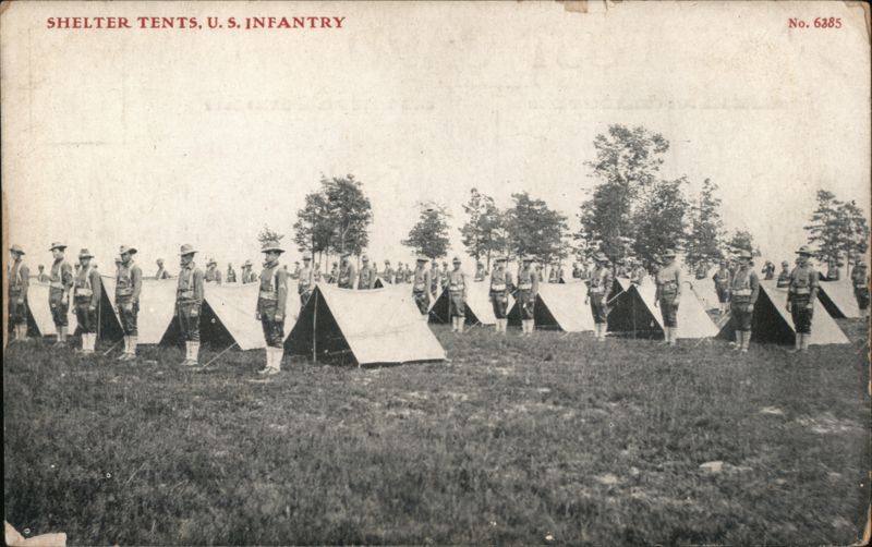 Shelter Tents, U.S. Infantry Army